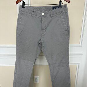 Bonobos Men's Flat Front Slim Fit Medium Gray 32 x 32